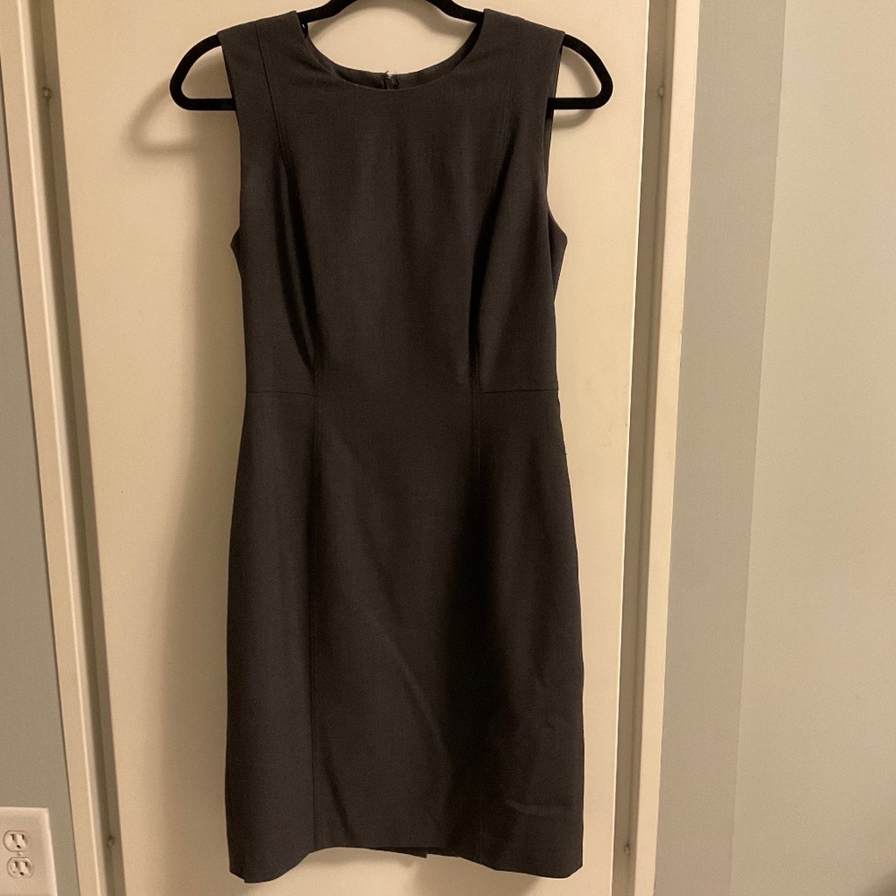 Calvin Klein Grey Work Dress